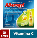 Aderogyl Vitamins A, C and D Strengthens The Immune System, 5 vials of 3 ml