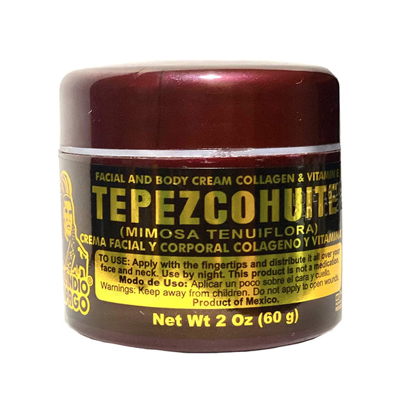 DEL INDIO PAPAGO Tepezcohuite Crema 2.12 oz / 2.02 fl oz